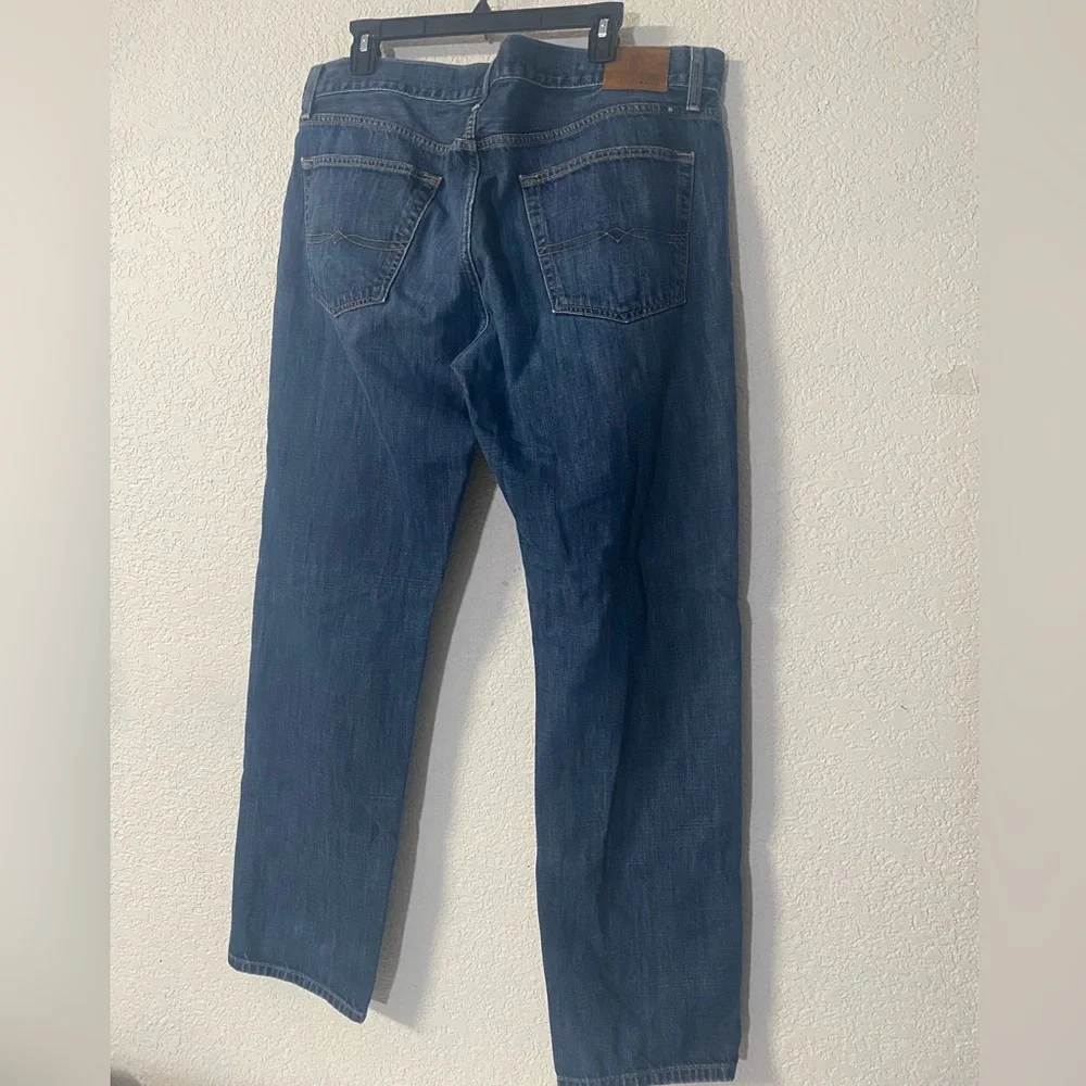 Lucky Brand Dark Blue 221 Original Straight Jeans 38x32